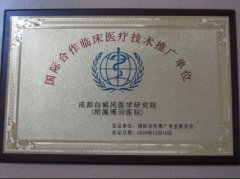 ���ʺ����ٴ�ҽ�Ƽ����ƹ㵥λ